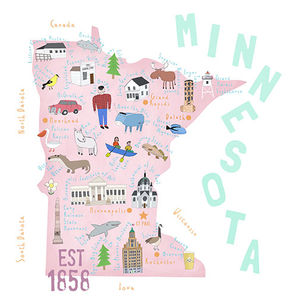 Minnesota | State | USA | Art For License | Licensing | Carla Daly | Artist |