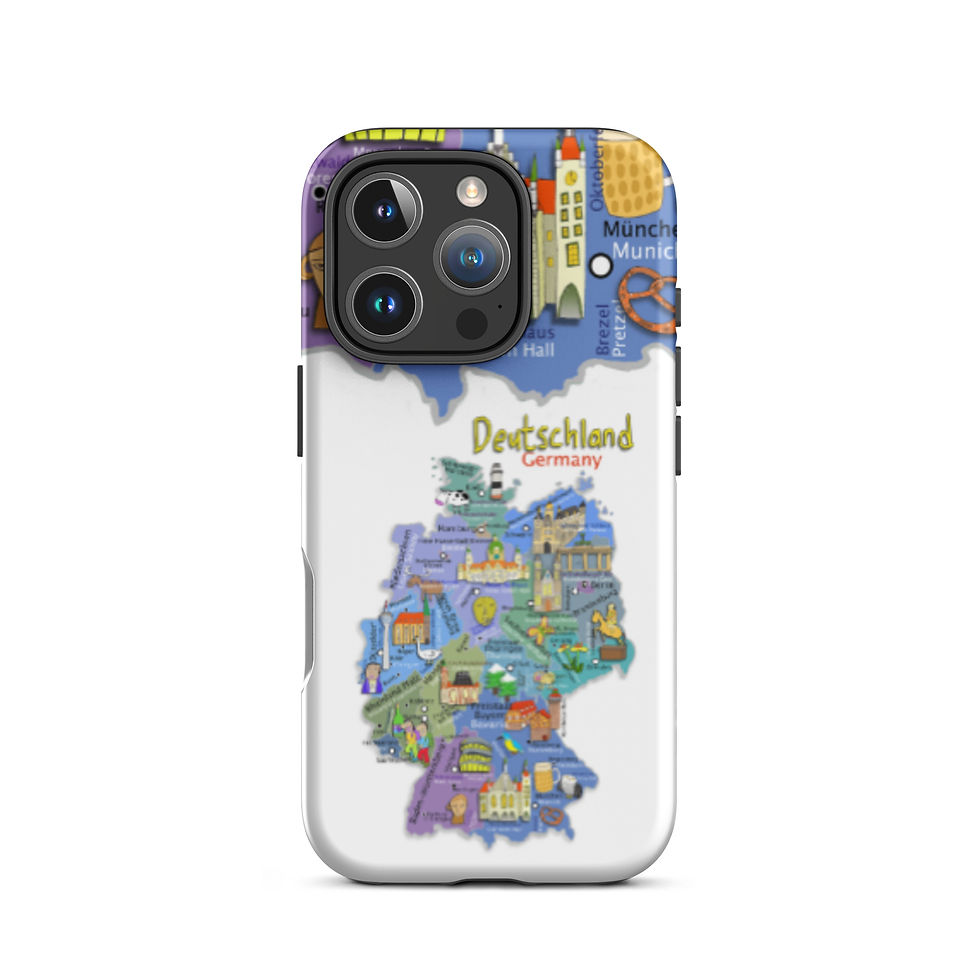 Thumbnail: Germany | Map | Tough Case for iPhone®