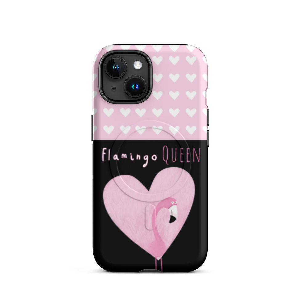 Thumbnail: Flamingo Queen | MagSafe® tough case for iPhone®