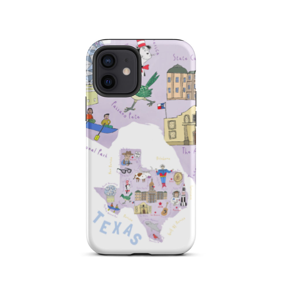 Thumbnail: Texas Map | Tough Case for iPhone®