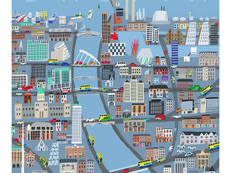 Dublin Wall Canvas