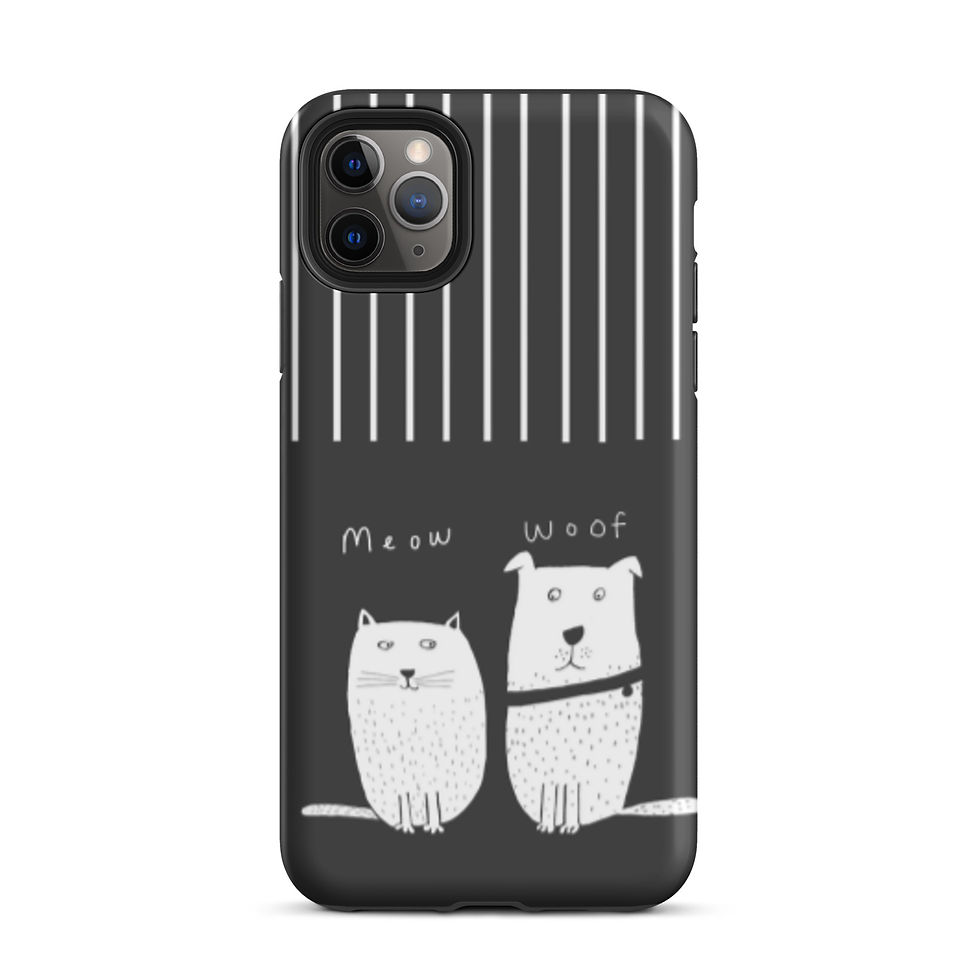 Thumbnail: Meow Woof | Tough Case for iPhone®