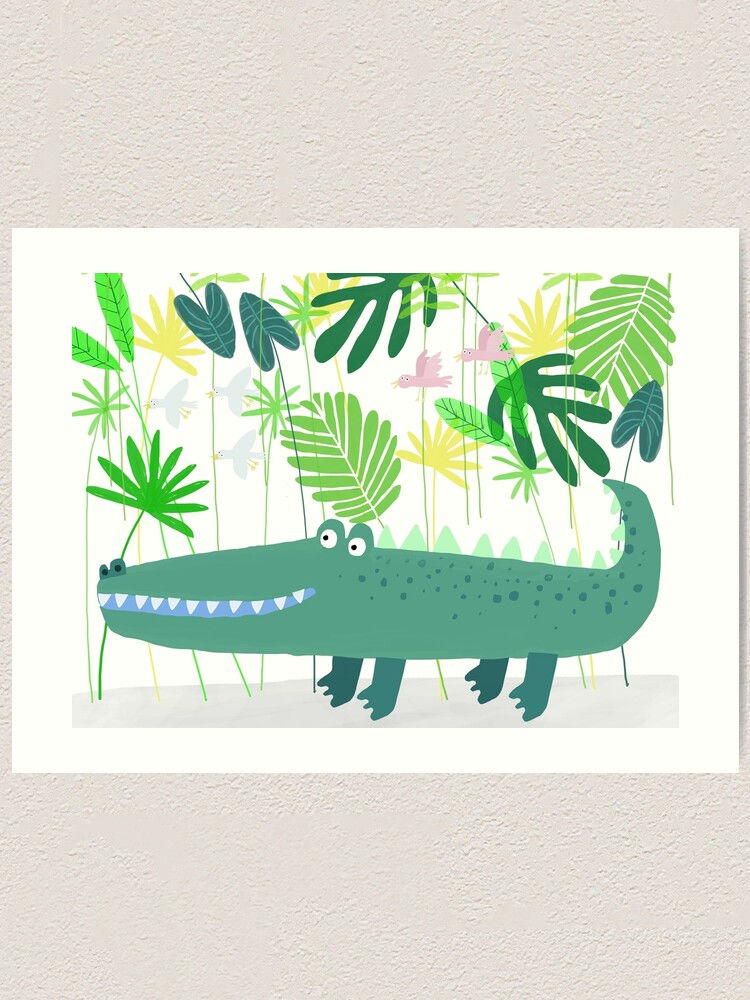 Thumbnail: Crocodile | Jungle | Kids Wall Art | Print