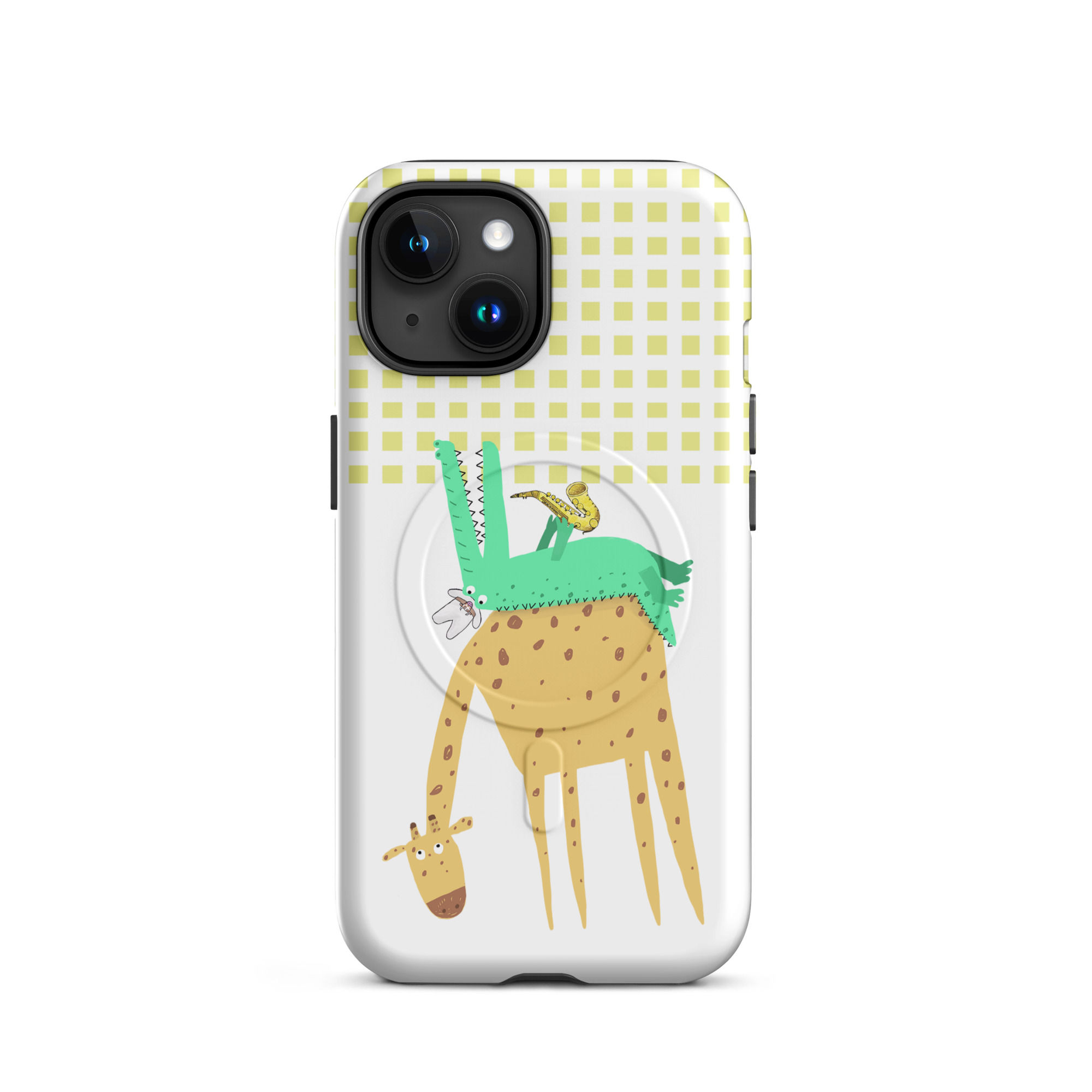 Giraffe & Crocodile | Saxophone | ® tough case for iPhone®