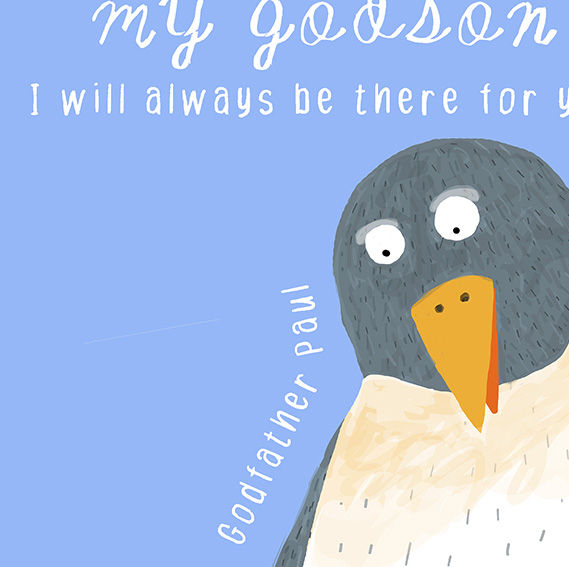 Personalised Christening Gift for Godson