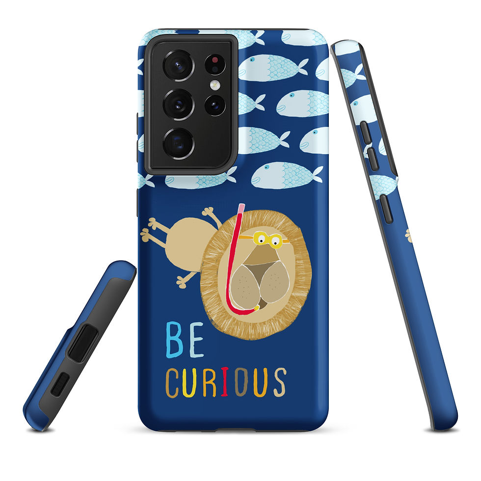 Thumbnail: Be Curious | Lion | Fish | Tough case for Samsung®
