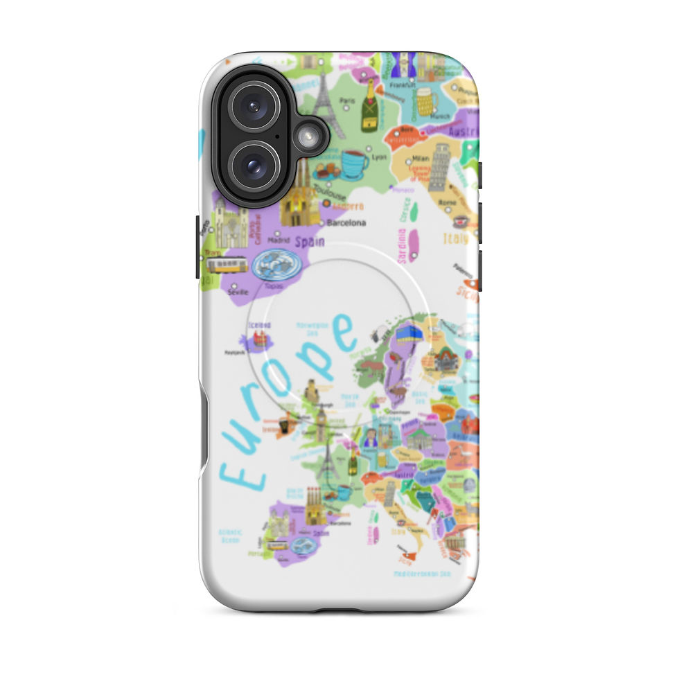 Thumbnail: Europe Map | MagSafe® tough case for iPhone®