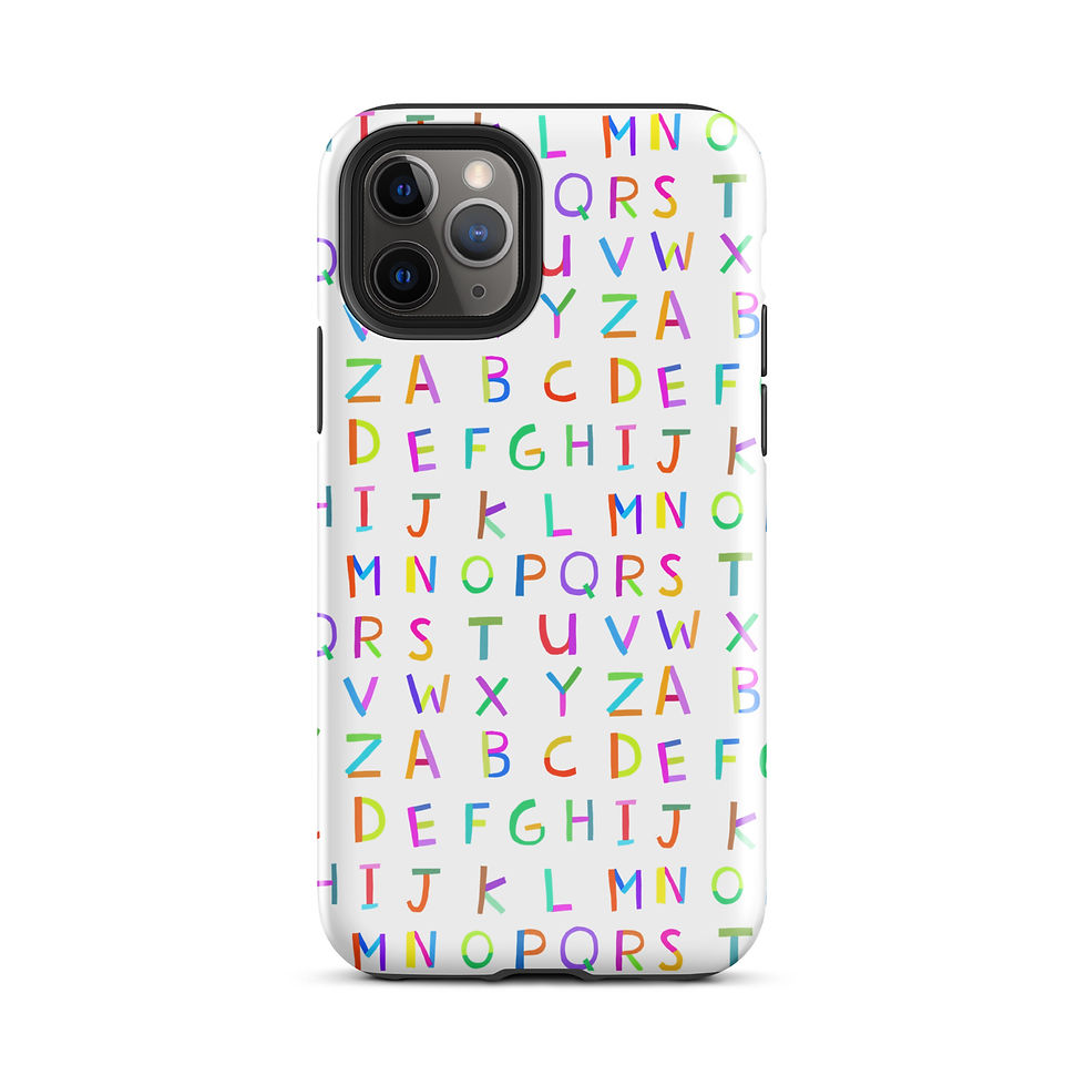 Thumbnail: Tough Case for iPhone® Colorful Letters