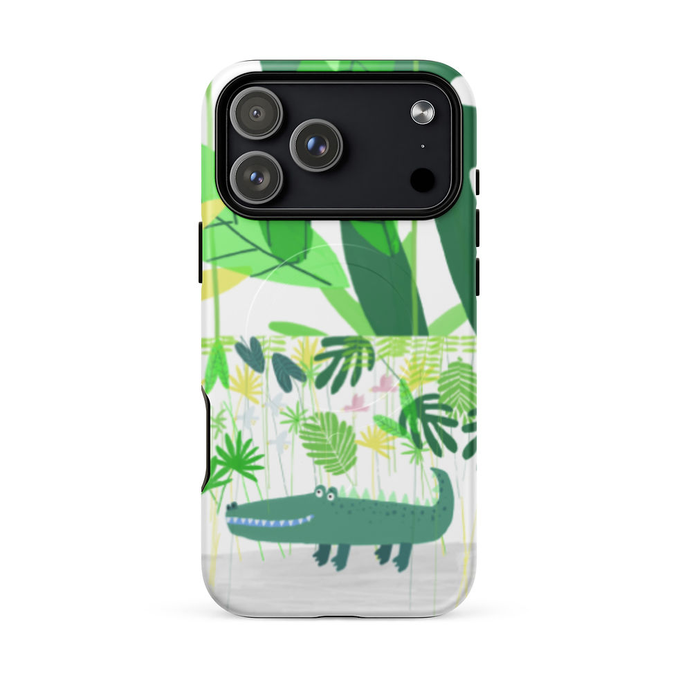 Thumbnail: Jungle Crocodile | MagSafe® tough case for iPhone®