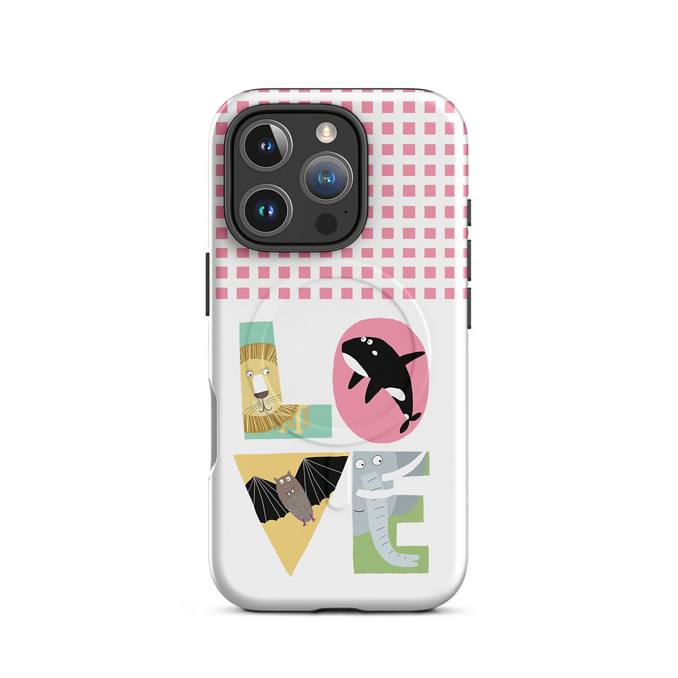 Thumbnail: Love | Animal Latters | MagSafe® tough case for iPhone®
