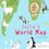 Thumbnail: Illustrated World Map | Light Blue | Personalised Wall Map | Canvas