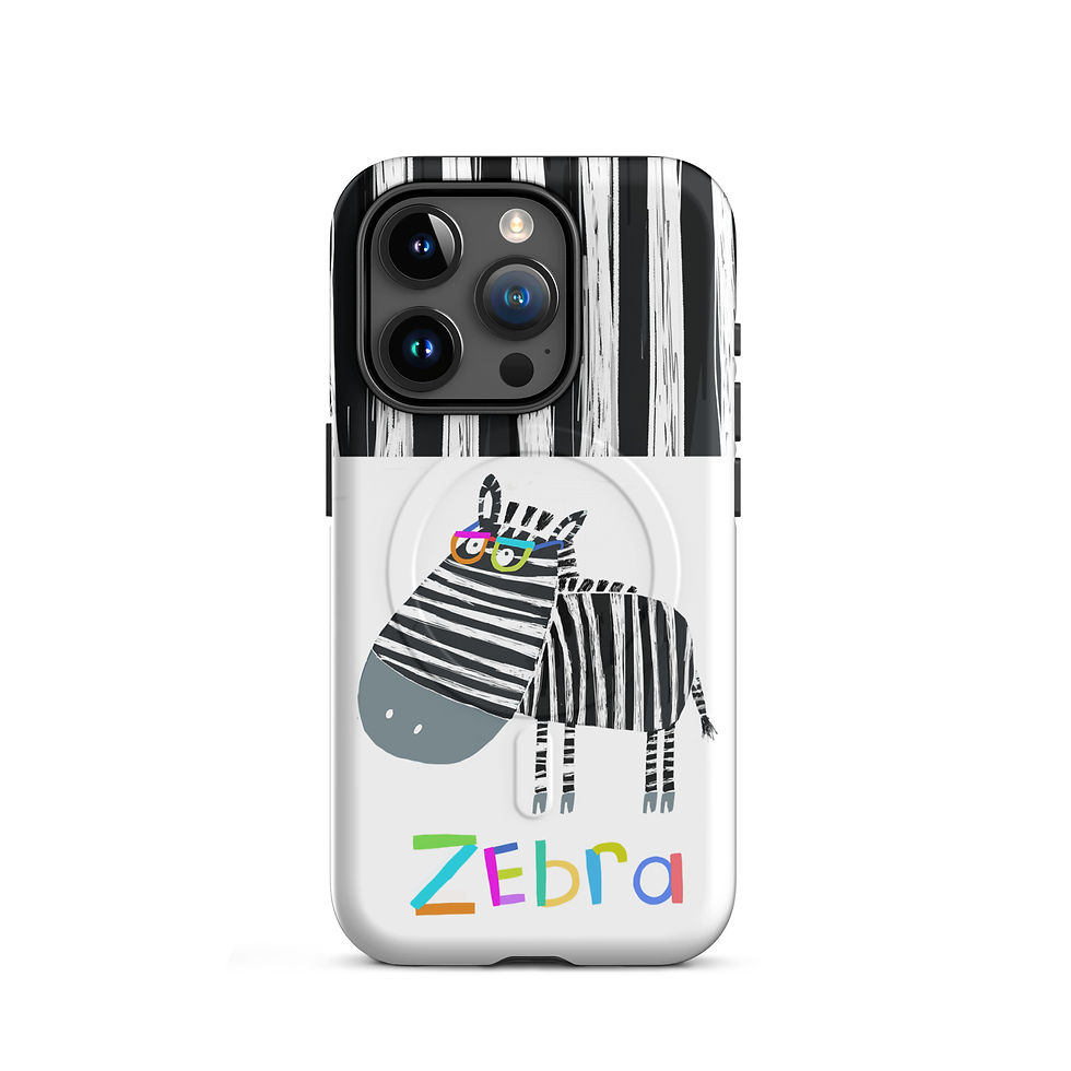 Thumbnail: Zebra with Stripes | MagSafe® tough case for iPhone®