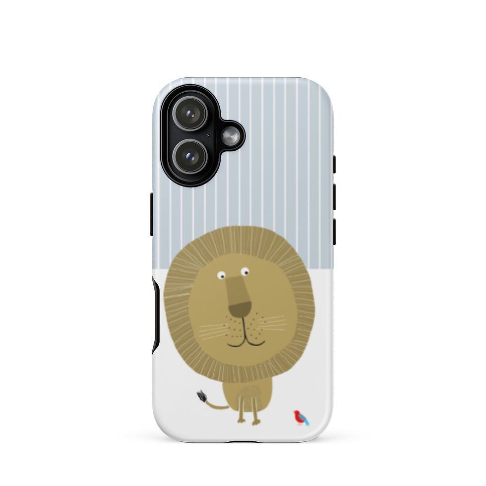 Thumbnail: Lion and Bird | Tough Case for iPhone®