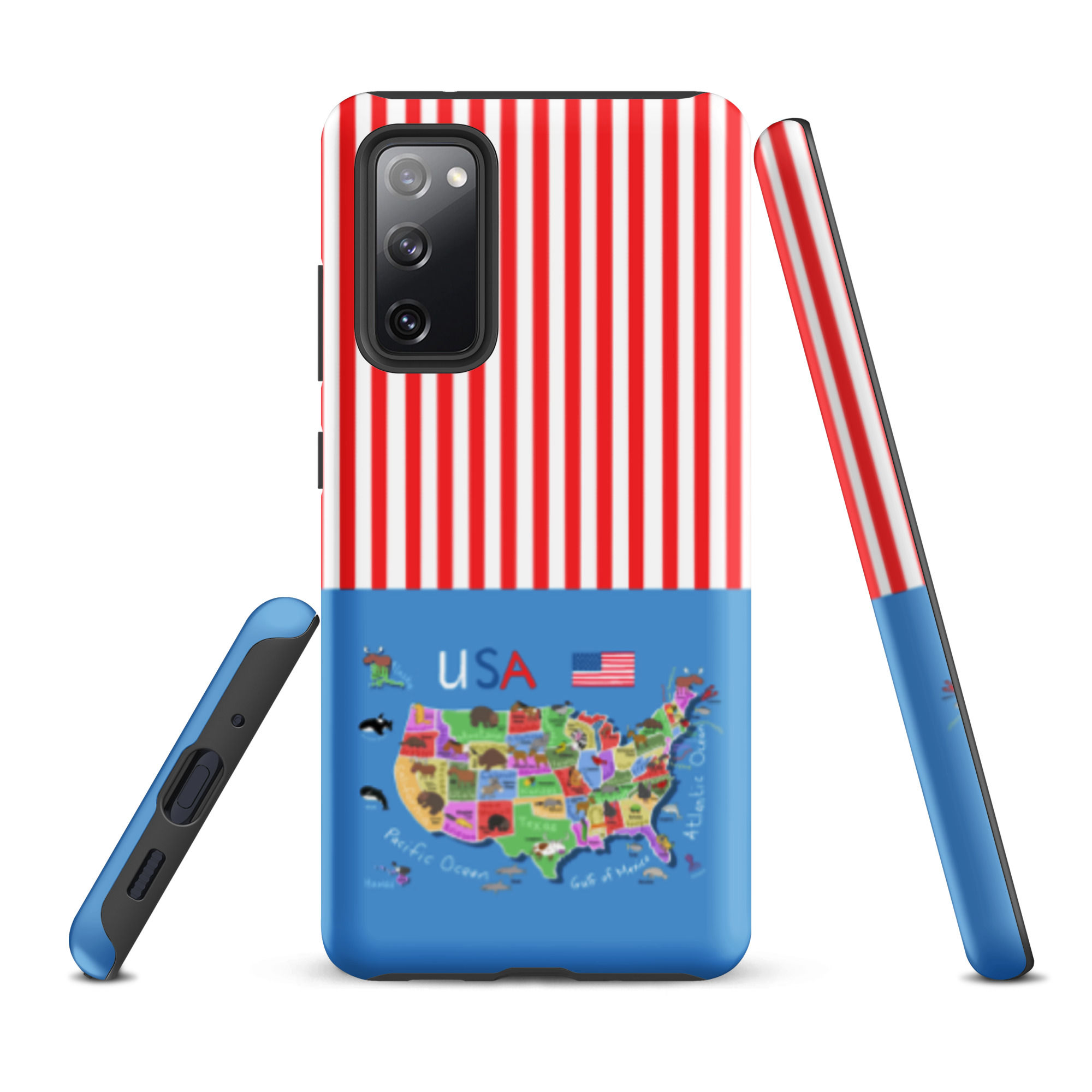 USA with Red Stripes - Tough case for Samsung®