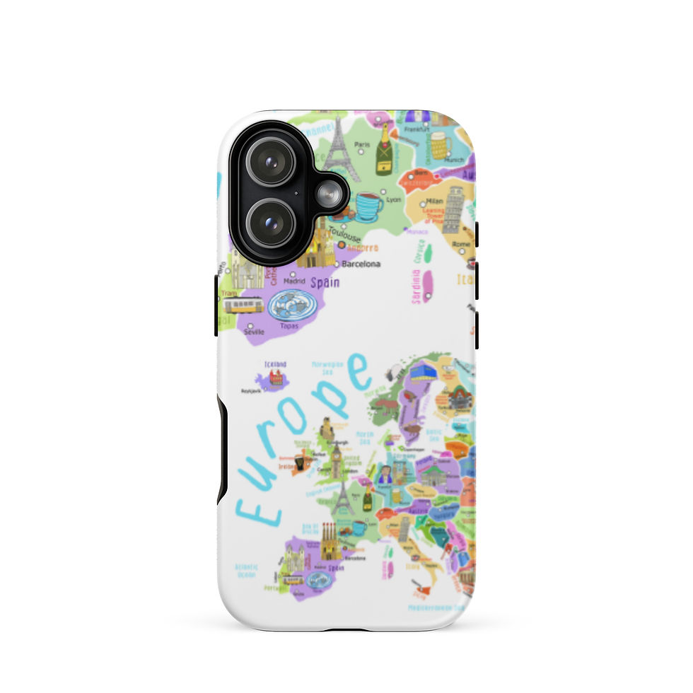 Thumbnail: Europe Map | Tough Case for iPhone®