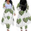 Thumbnail: Krio Print Women's Long Sleeve Cardigan and Leggings Sets
