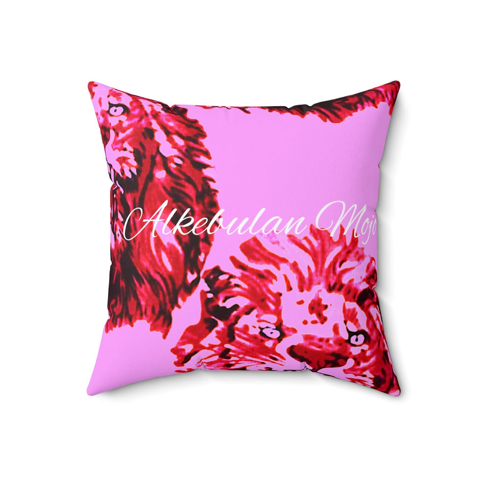 Isi Agu Spun Polyester Square Pillow