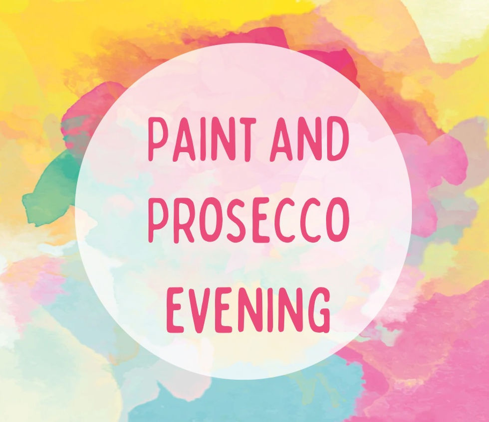 September Paint and Prosecco - Thursday 11th September 7pm - 9pm