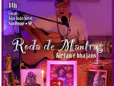 Roda de Mantras em São Roque - 22 de novmebro de 2025, 14h.