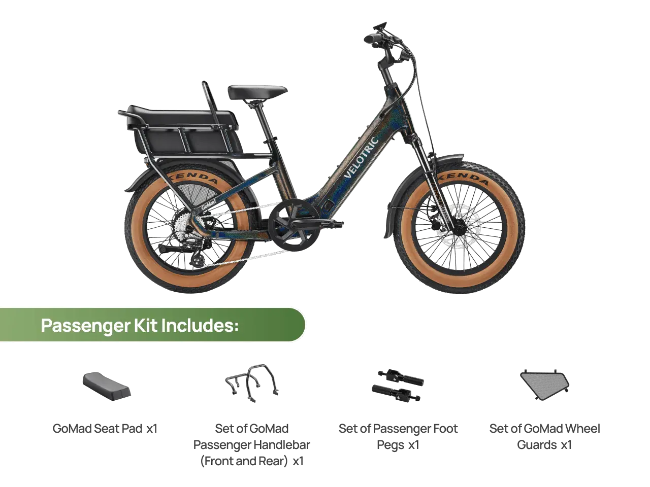 Velotric GoMad Ebike (GoMad + Passenger Kit)