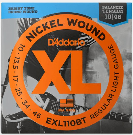 D'Addario EXL110 10-46 Electric Guitar Strings 1 Pack