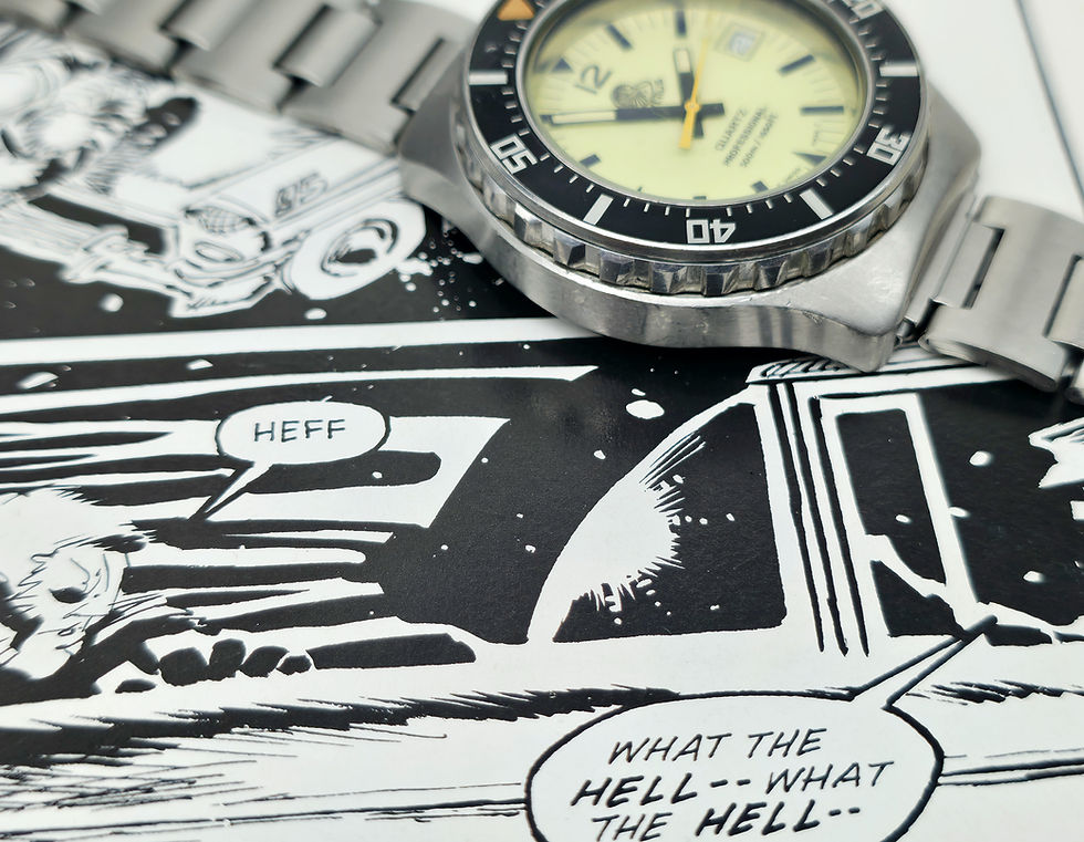 Thumbnail: Early 1980s Nautilus Ref. 69847 Professional 500m Full Lume Diver