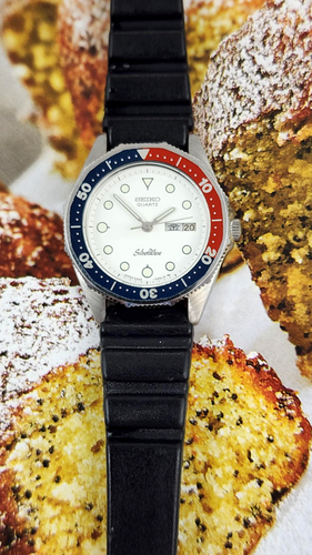 1984 Seiko SilverWave 2A23-0120 Womens Diver, w/Original Rubber