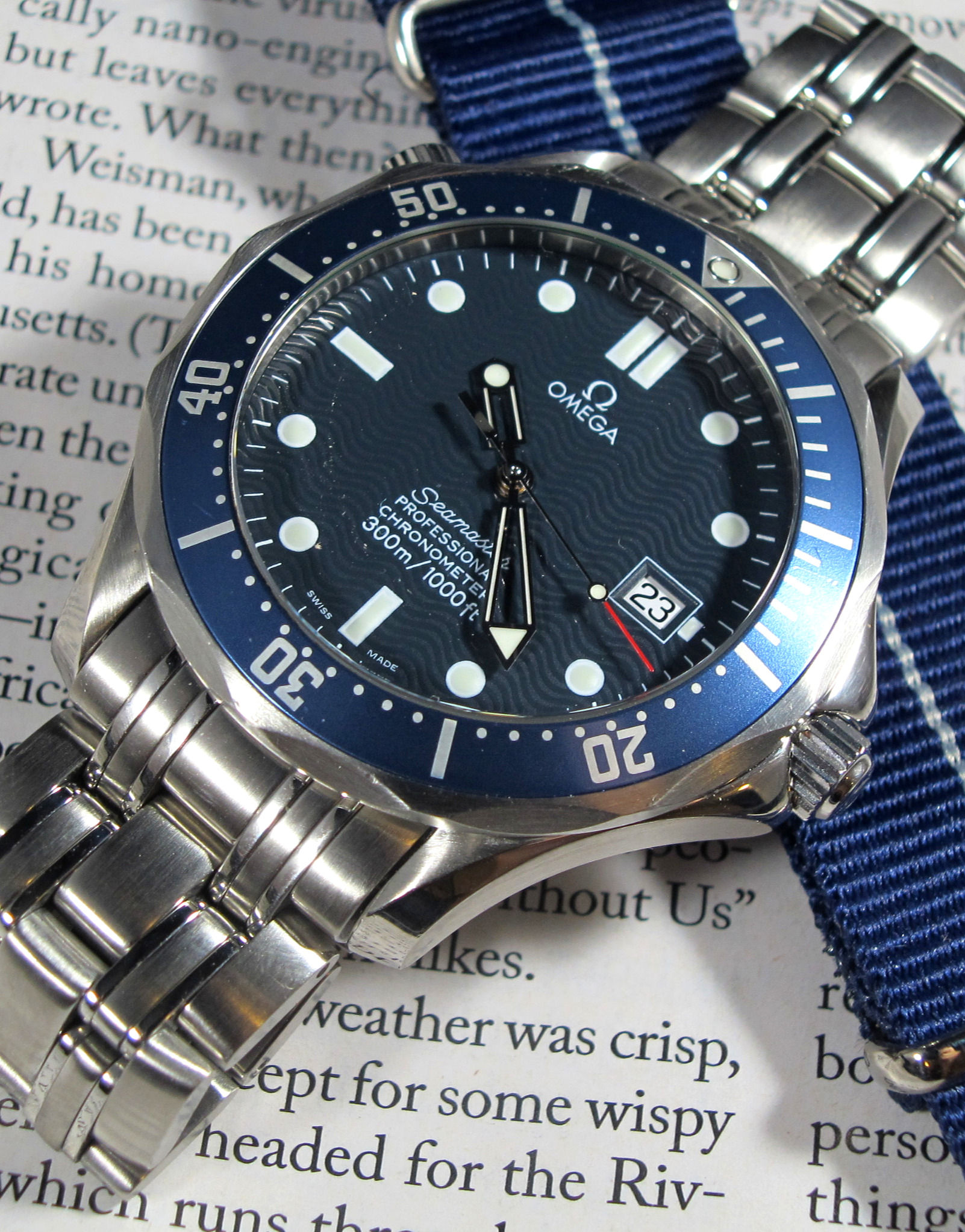 Near NOS 2007 Omega Seamaster Professional 300, Ref. 2531.80 “Bond” Auto Diver