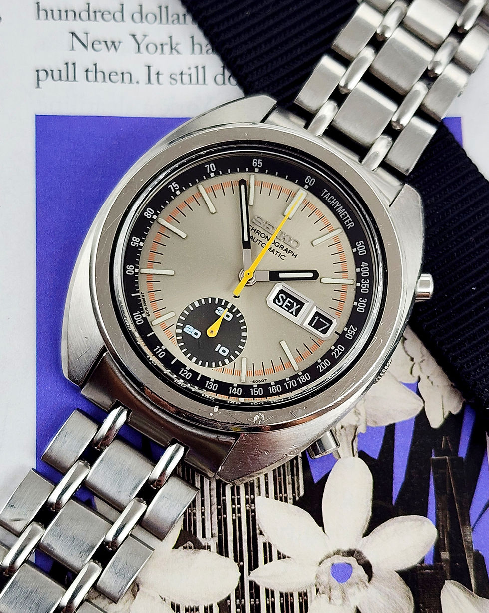 Thumbnail: 1973 Seiko 6139-6012 Automatic Chronograph, w/Original Bracelet