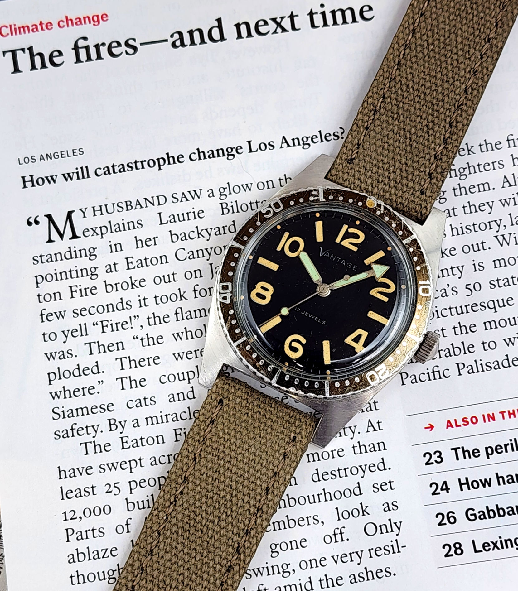 Early 1970s Vantage Ref. A-20 600ft. Mechanical Skin Diver