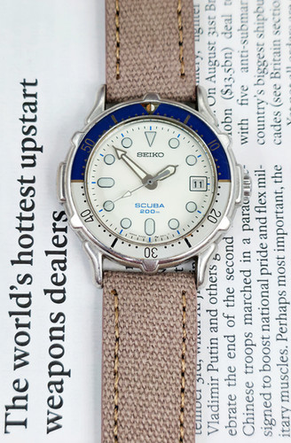 1989 Seiko 5H25-6050 SCUBA 200m Dive Watch | DC Vintage Watches