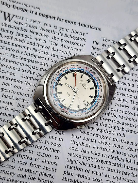 1970 Seiko 6117-6400 World Time GMT Automatic | DC Vintage Watches