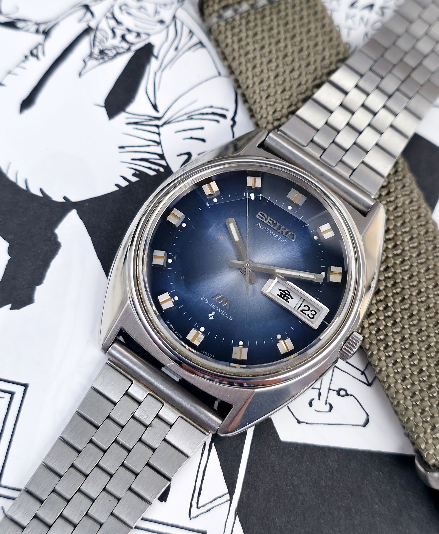 1973 Seiko 5606-7230 Lord Matic Automatic Dress Watch | DC Vintage