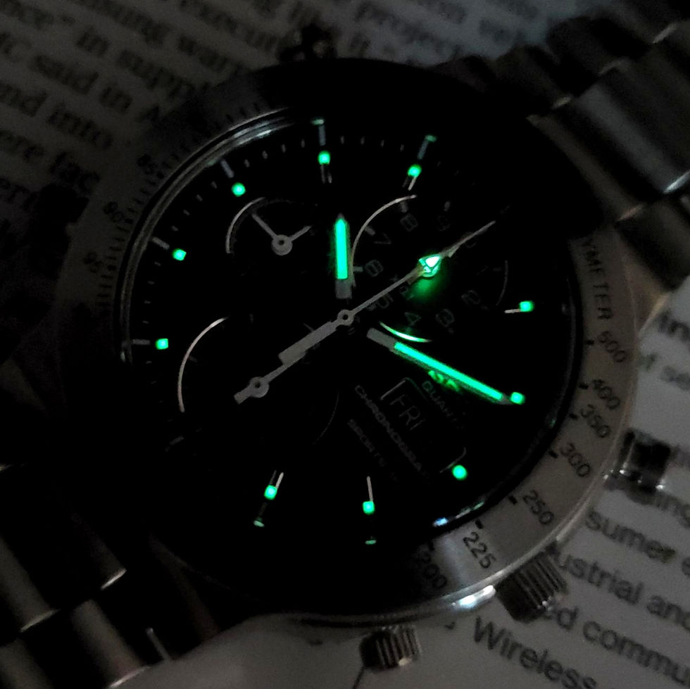 Thumbnail: 1996 Seiko 7T59-6A00 "Olympic" 1/100 Second Analog Chronograph