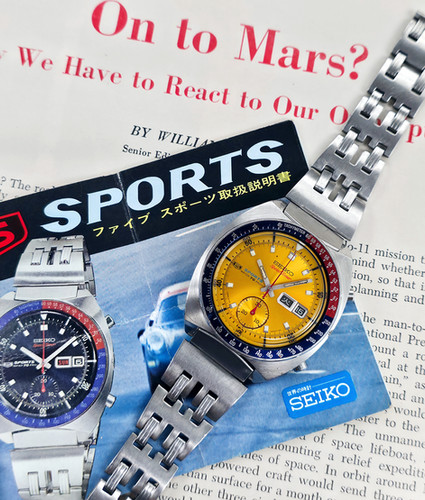 【おまとめ】ポココ0910 ページ April 1969 Seiko 6139-6000 SpeedTimer 