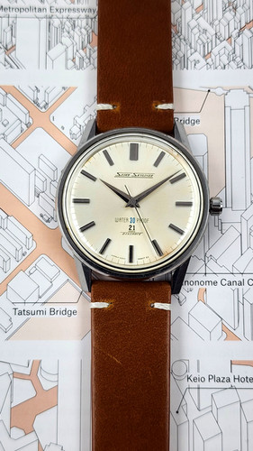 SEIKO-SKYLINER スカイライナー　6220-9970 VINTAGE 1965 21J SEIKO SKYLINER 6220-9970 30METER PROOF