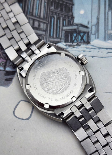 1984 Heuer Ref. 982.058 Pewter Womens Diver | DC Vintage Watches