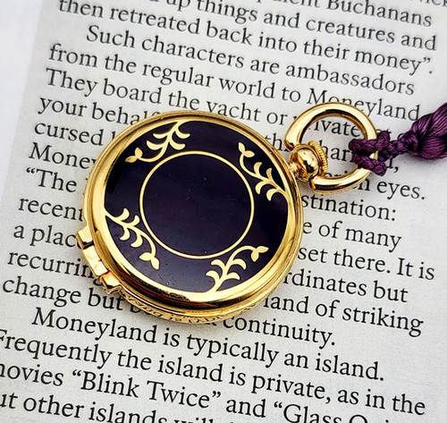 Gold 1983 Seiko 2C20-0160 Pocket Watch, w/Instructions | DC