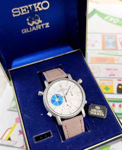 Full Set 1983 Seiko 7A28-7090 Yacht Timer Chronograph (Box