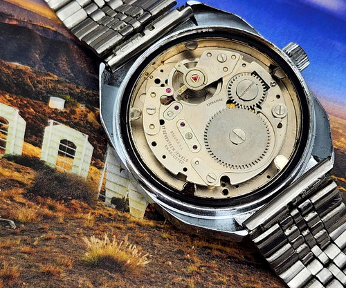 1970s Sicura Jump Hour Mechanical Watch | DC Vintage Watches