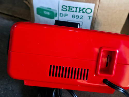 New-Old Stock 1970s Seiko DP 692T Flip Clock, w/U.S. Current