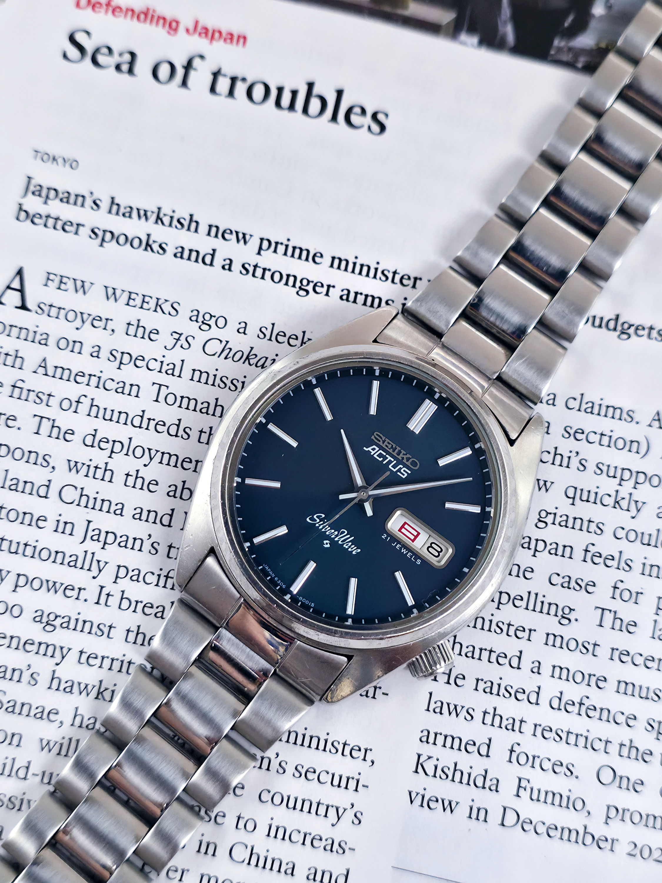 1976 Seiko 6306-8000 SilverWave Automatic Dive Watch