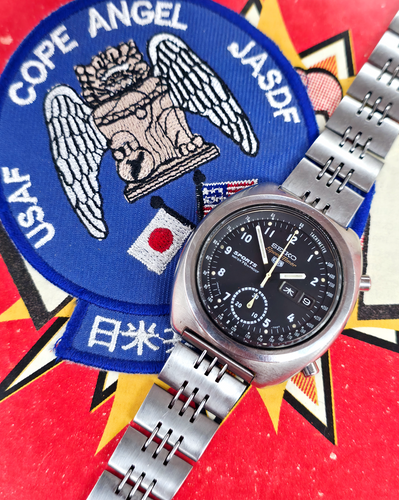 Japanese Air Self Defense Force Pilot-Issued 1973 Seiko 6139-7012