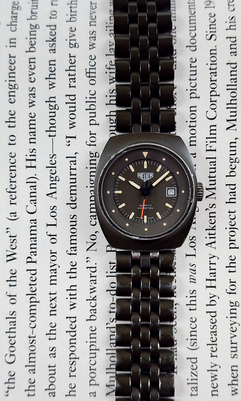 Thumbnail: 1984 Heuer Ref. 981.058 Matte OD Green Womens PVD Diver