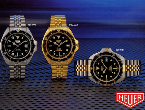 Mid-1980's TAG Heuer 1000 Professional 980.006N 