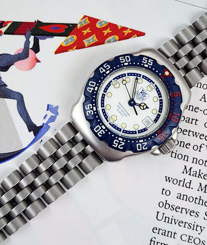 Near NOS 1991 TAG Heuer Formula 1 Ref. WA1419 Womens Diver | DC