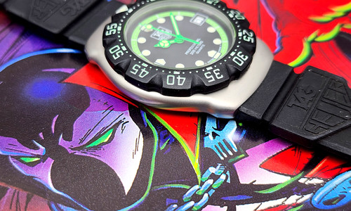 Full-Size 1991 TAG Heuer Formula 1 Ref. 375.513 Diver, w/Original