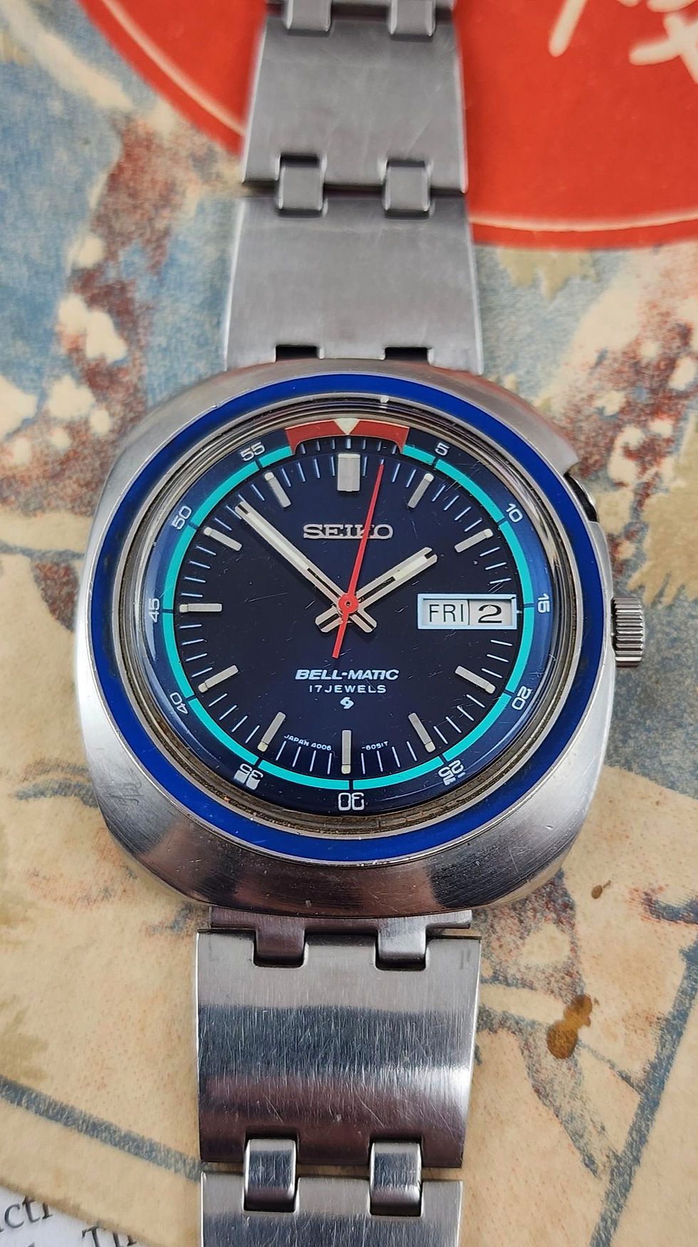 Thumbnail: 1974 Seiko Bell Matic 4006-6027 Alarm Automatic, w/Original Bracelet