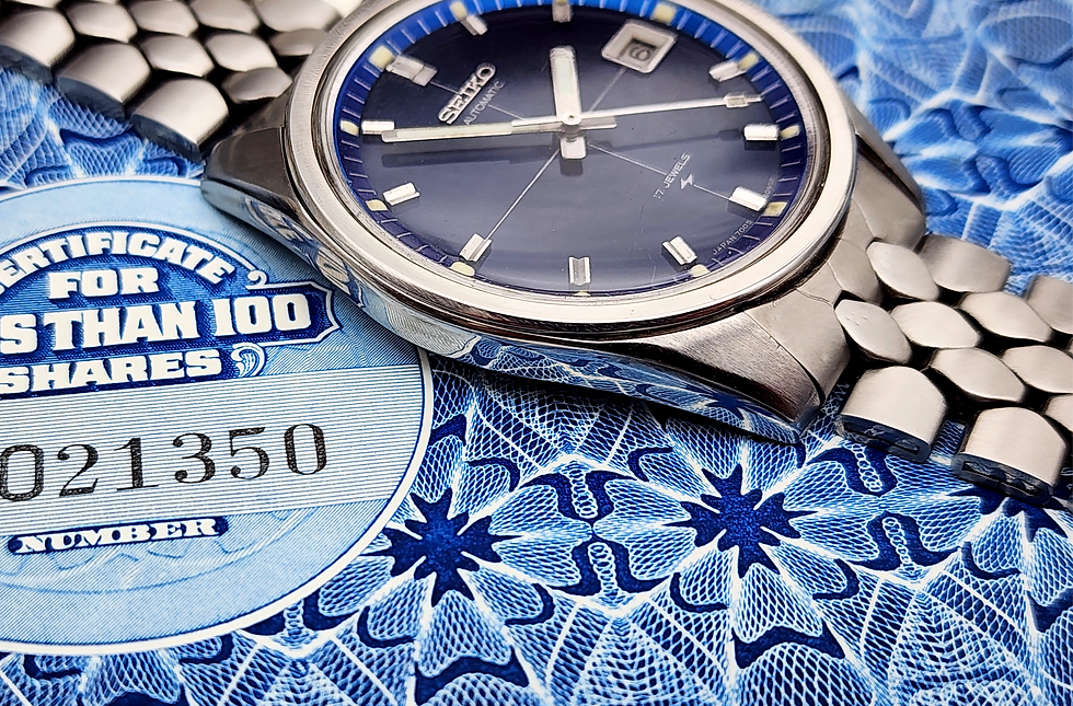 Thumbnail: 1973 Seiko 7005-8062 Deep Blue Sport Diver Automatic