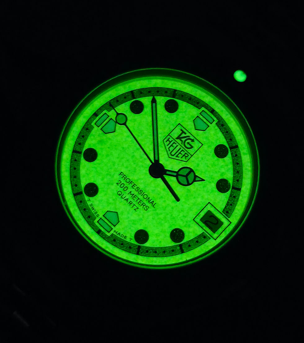 Thumbnail: Full Set, Full-Size & Full-Lume 1994 TAG Heuer Formula 1 Ref. 372.513 Dive Watch